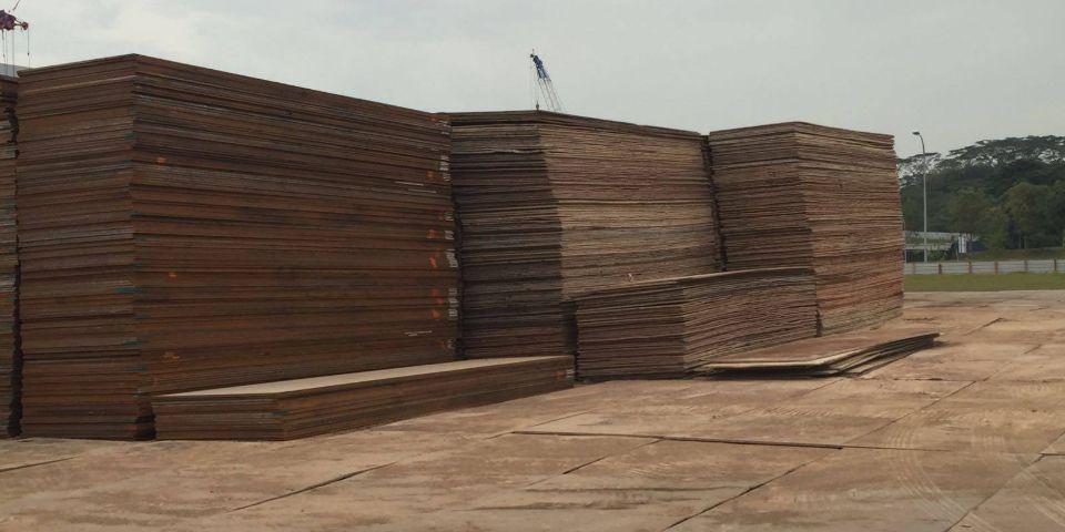 steel plates for rent in singapore